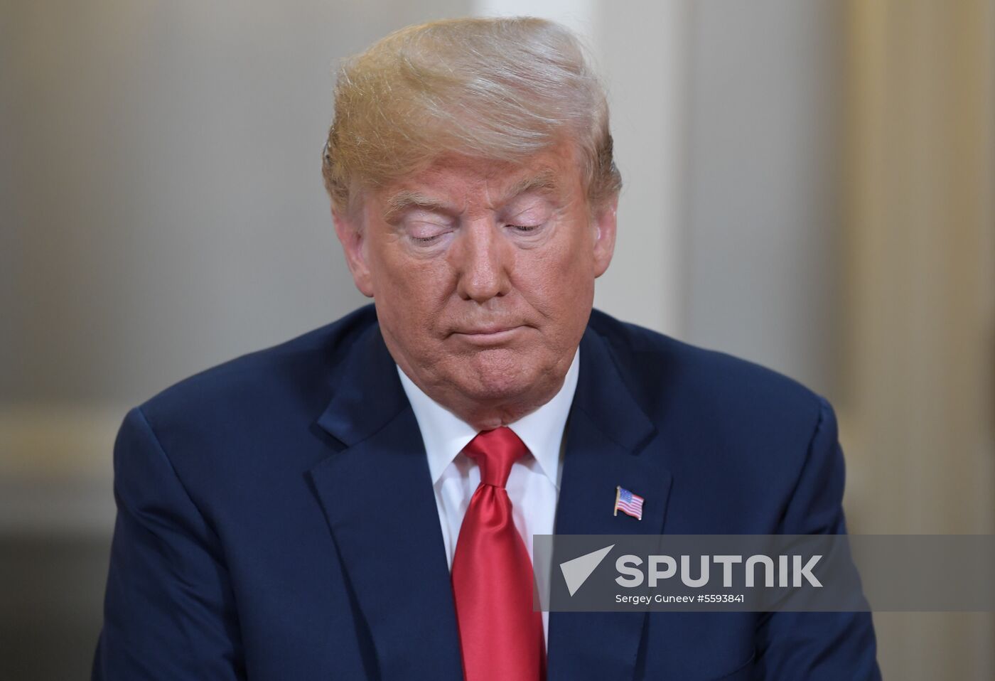 Russian President Vladimir Putin and US President Donald Trump meet in Helsinki