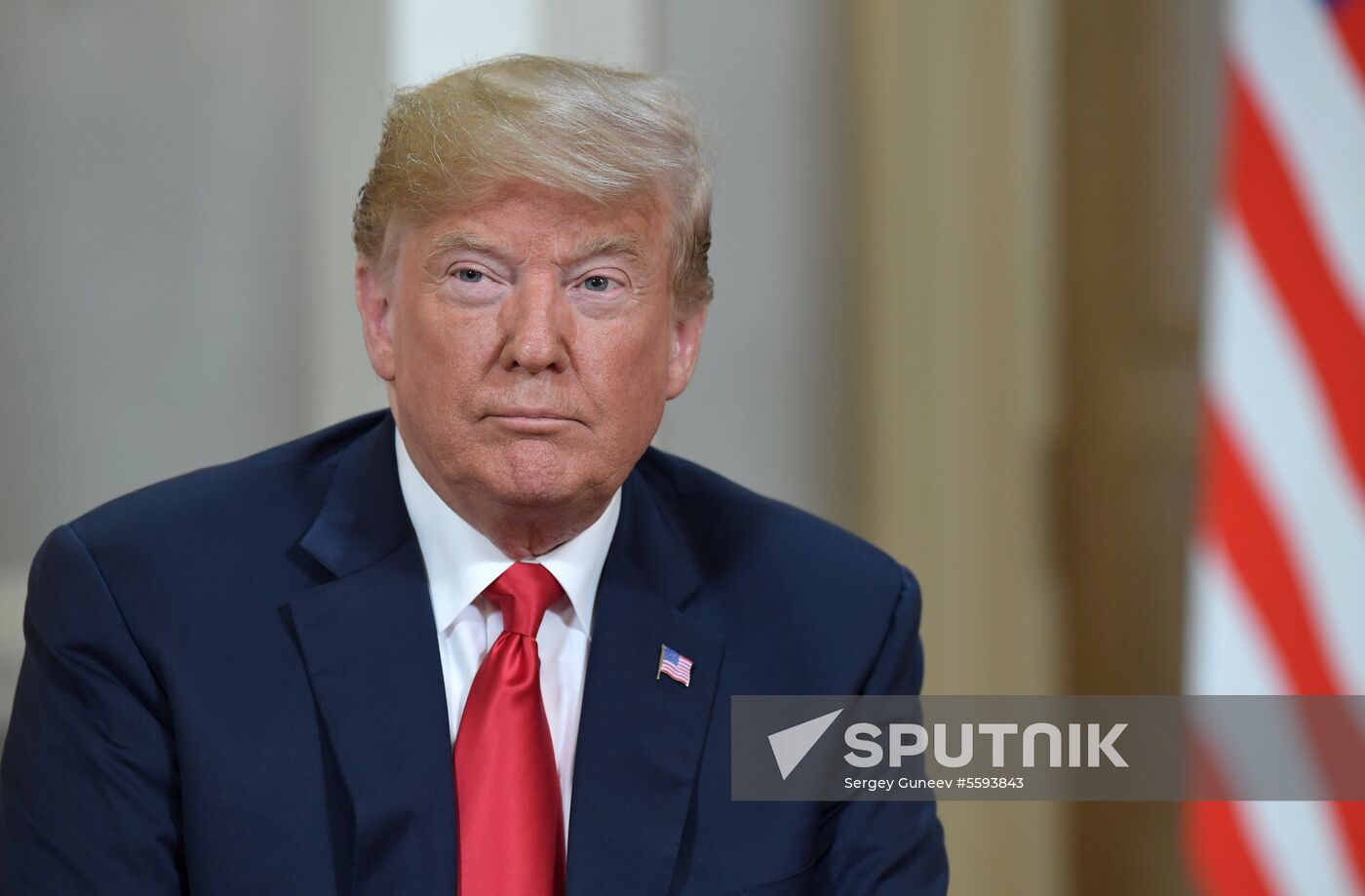Russian President Vladimir Putin and US President Donald Trump meet in Helsinki