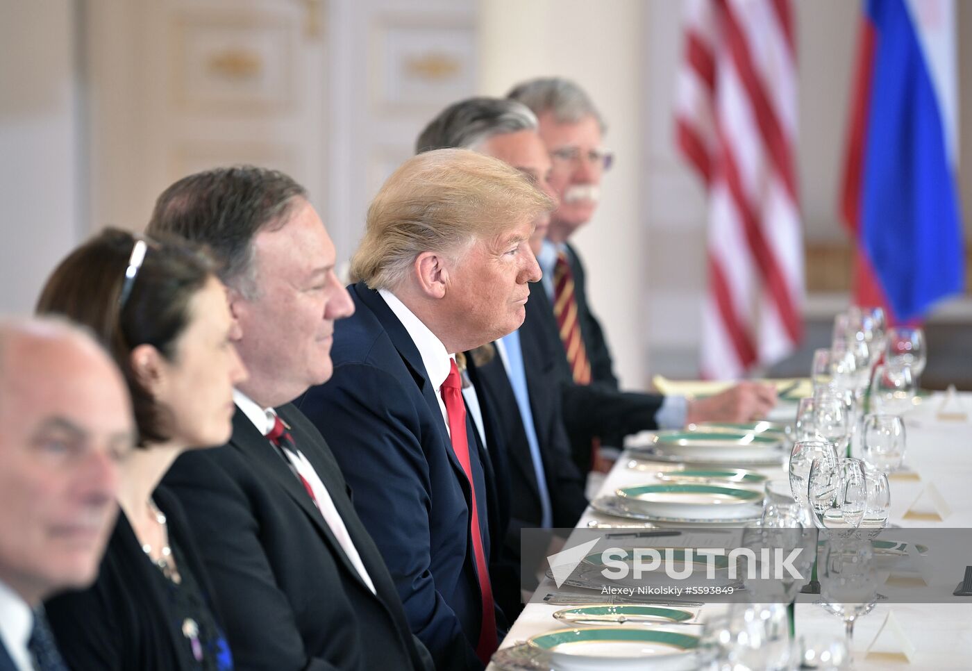 Russian President Vladimir Putin and US President Donald Trump meet in Helsinki