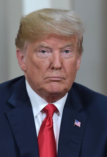 Russian President Vladimir Putin and US President Donald Trump meet in Helsinki