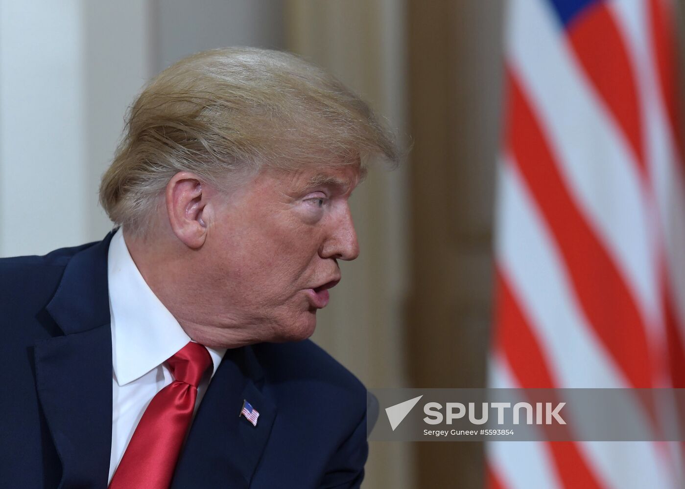 Russian President Vladimir Putin and US President Donald Trump meet in Helsinki