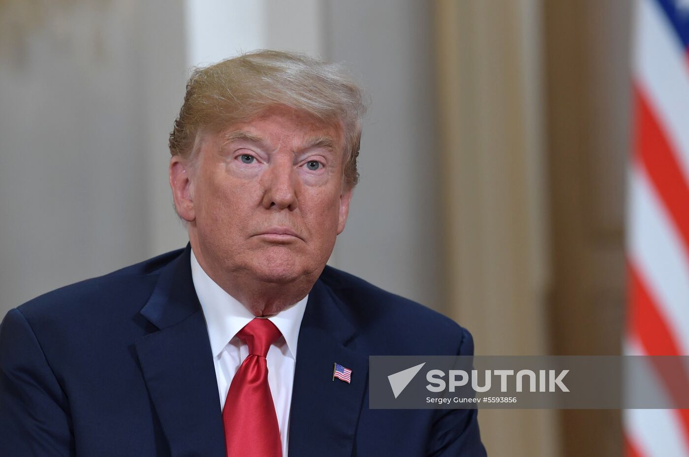 Russian President Vladimir Putin and US President Donald Trump meet in Helsinki