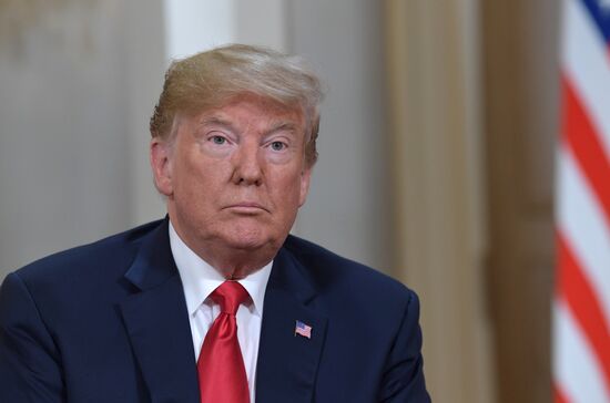 Russian President Vladimir Putin and US President Donald Trump meet in Helsinki