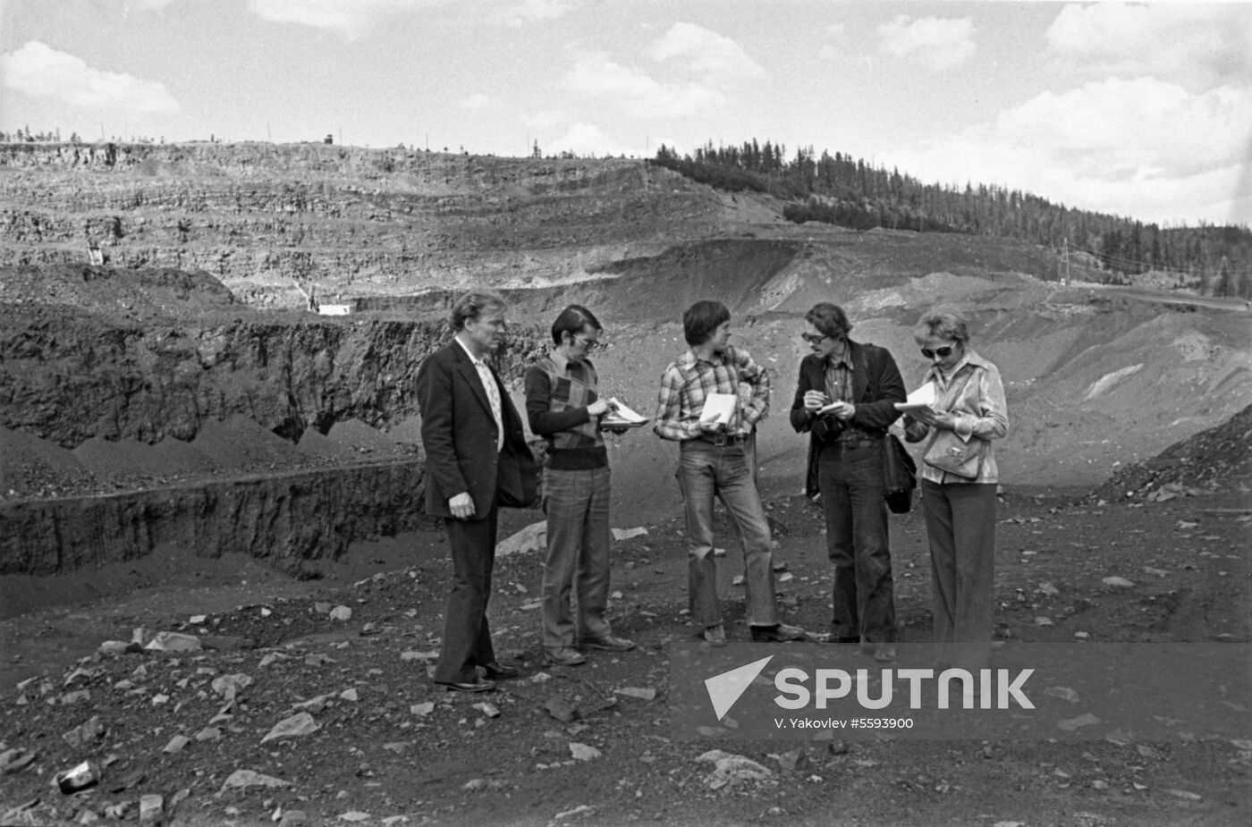 Czechoslovakian journalists in Yakutia