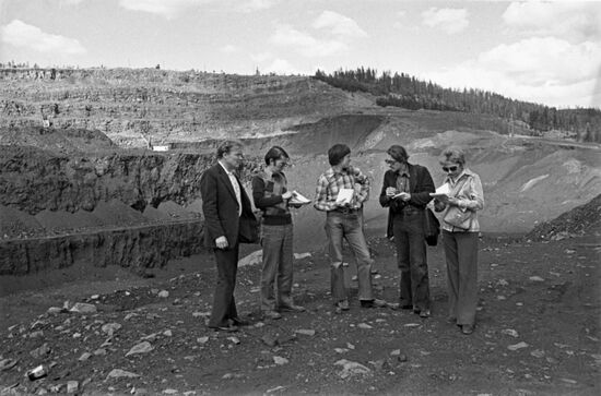 Czechoslovakian journalists in Yakutia