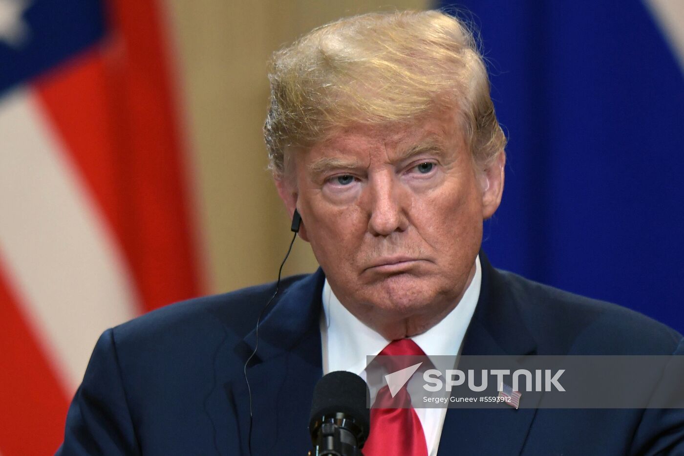 Russian President Vladimir Putin and US President Donald Trump meet in Helsinki