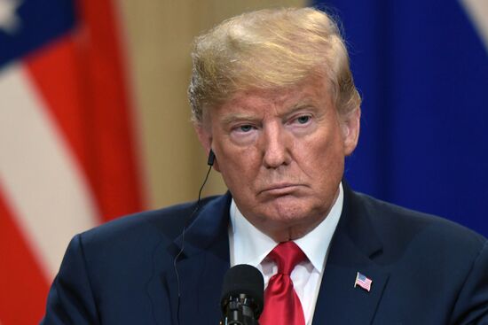 Russian President Vladimir Putin and US President Donald Trump meet in Helsinki