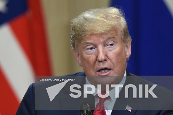 Russian President Vladimir Putin and US President Donald Trump meet in Helsinki