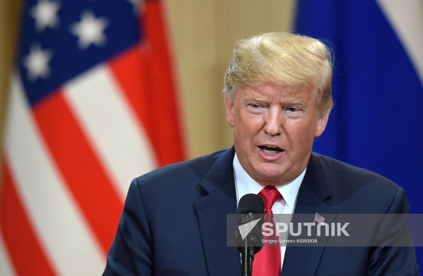 Russian President Vladimir Putin and US President Donald Trump meet in Helsinki