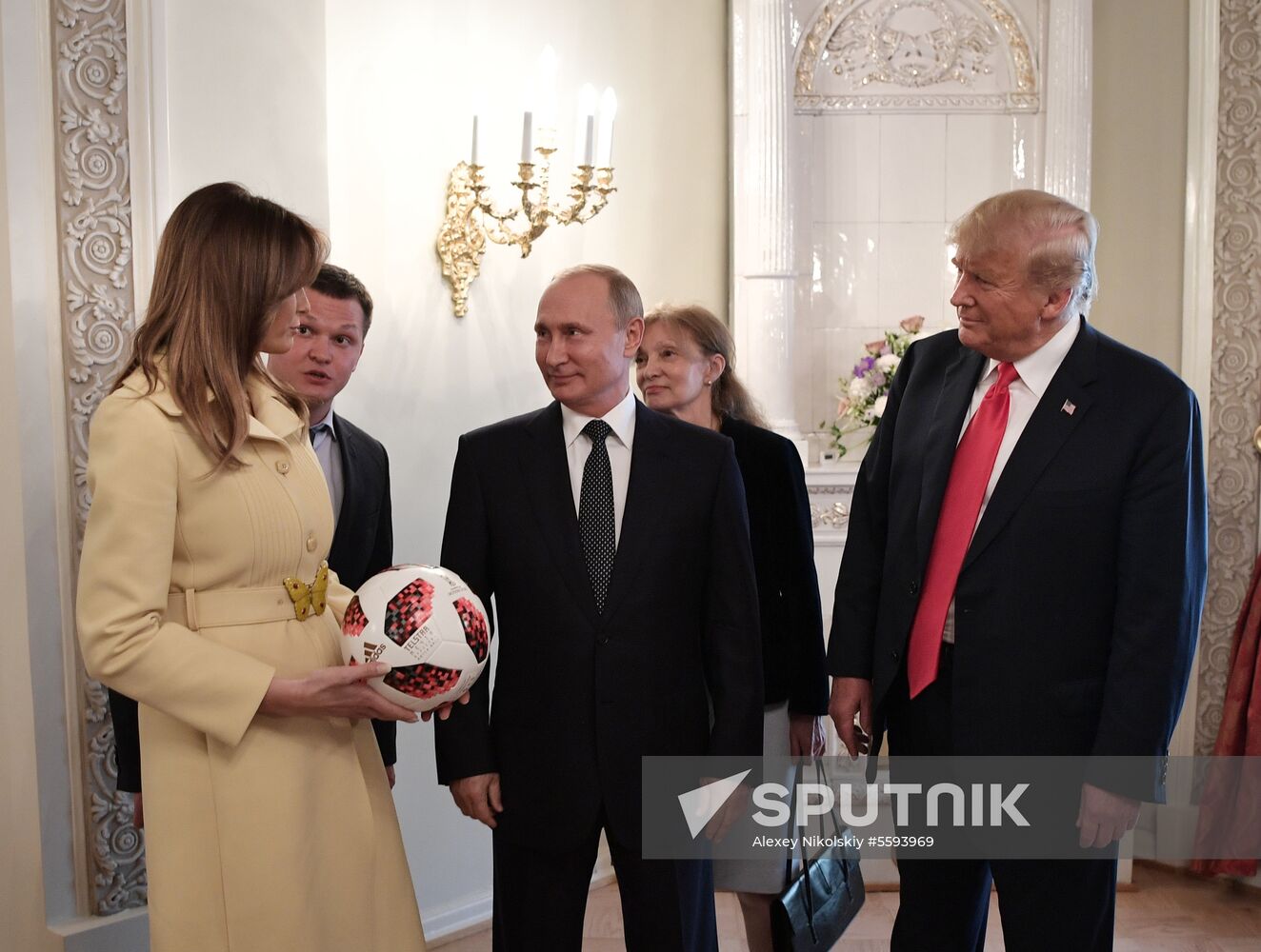 Russian President Vladimir Putin and US President Donald Trump meet in Helsinki