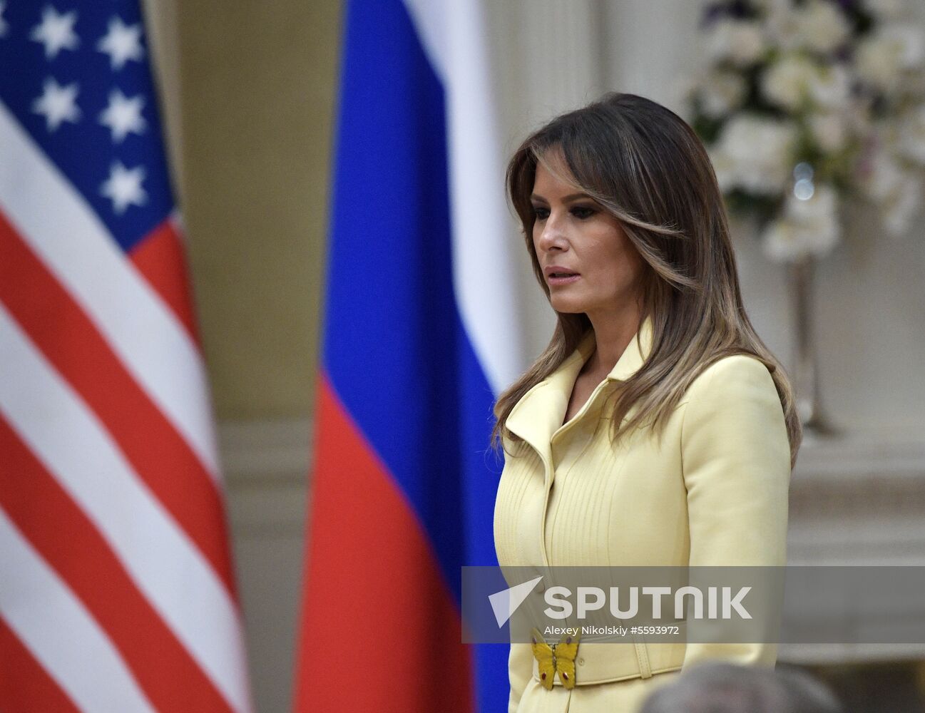 Russian President Vladimir Putin and US President Donald Trump meet in Helsinki