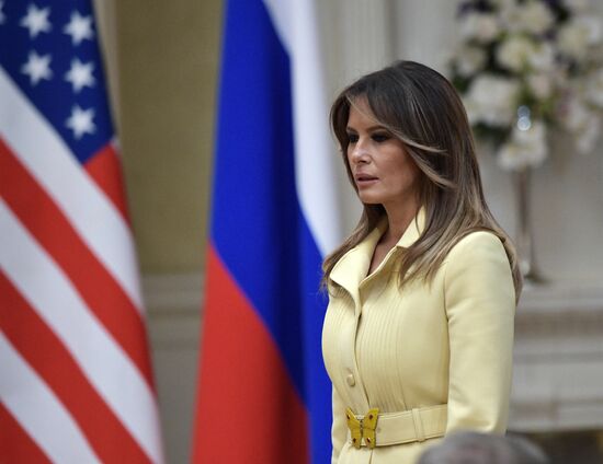 Russian President Vladimir Putin and US President Donald Trump meet in Helsinki