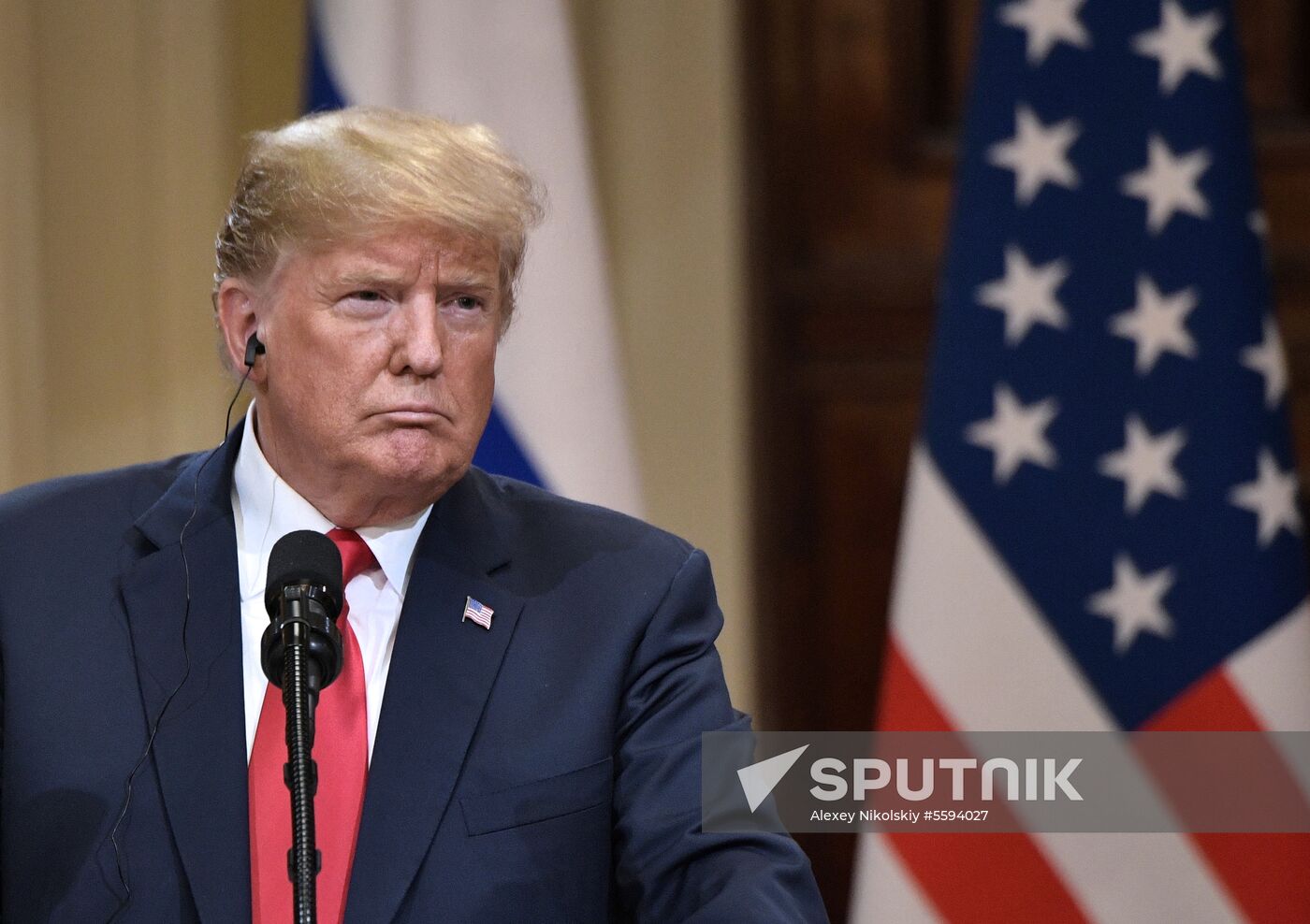 Russian President Vladimir Putin and US President Donald Trump meet in Helsinki