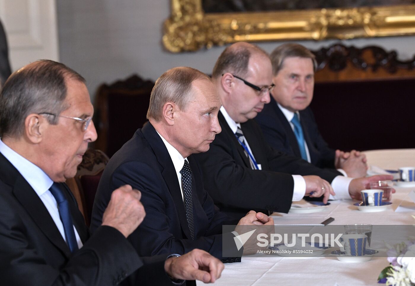 Russian President Vladimir Putin and US President Donald Trump meet in Helsinki