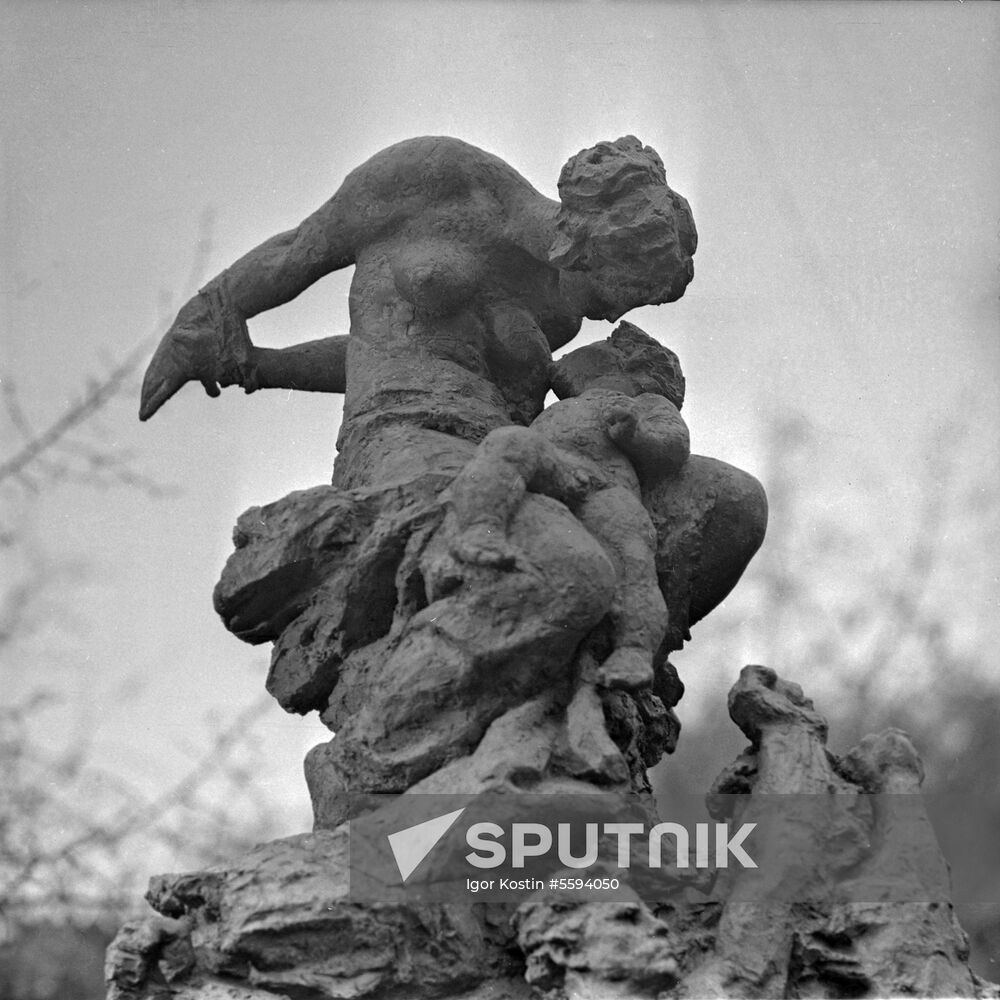 Fragment of Babi Yar Memorial