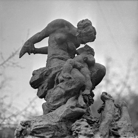 Fragment of Babi Yar Memorial