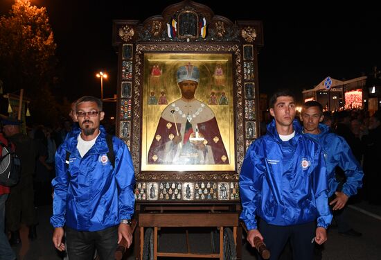 Religious procession to mark 100th anniversary of the royal family's execution