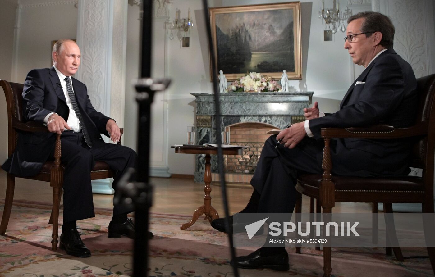 Vladimir Putin interviewed by Fox News