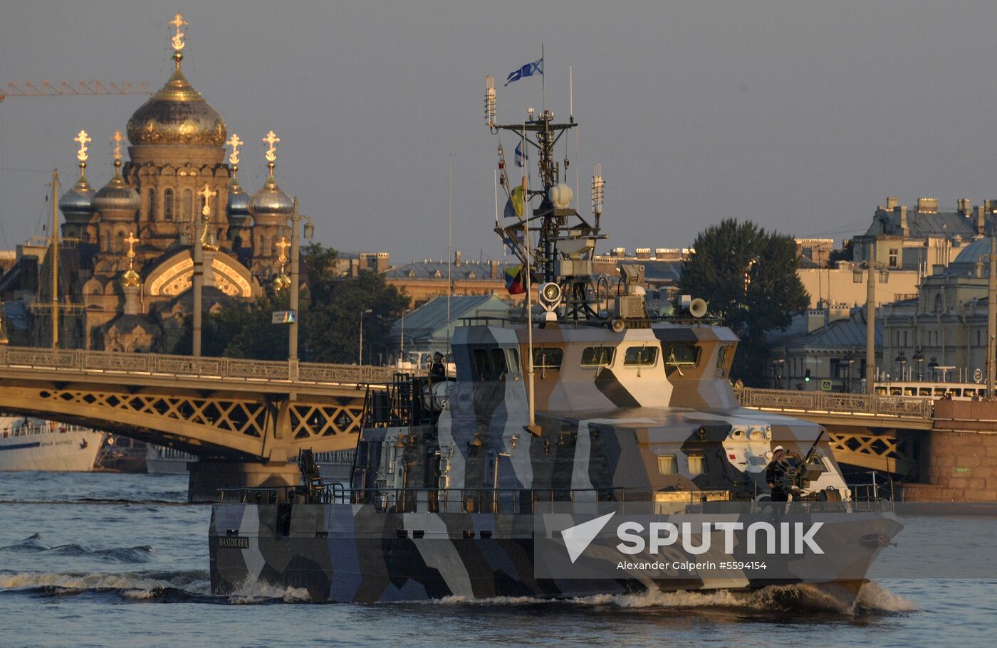 Navy Day parade rehearsal