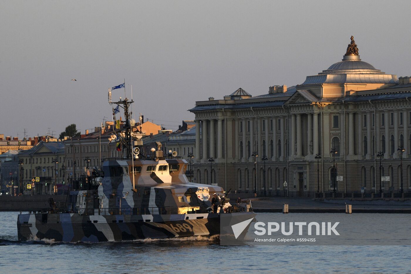 Navy Day parade rehearsal