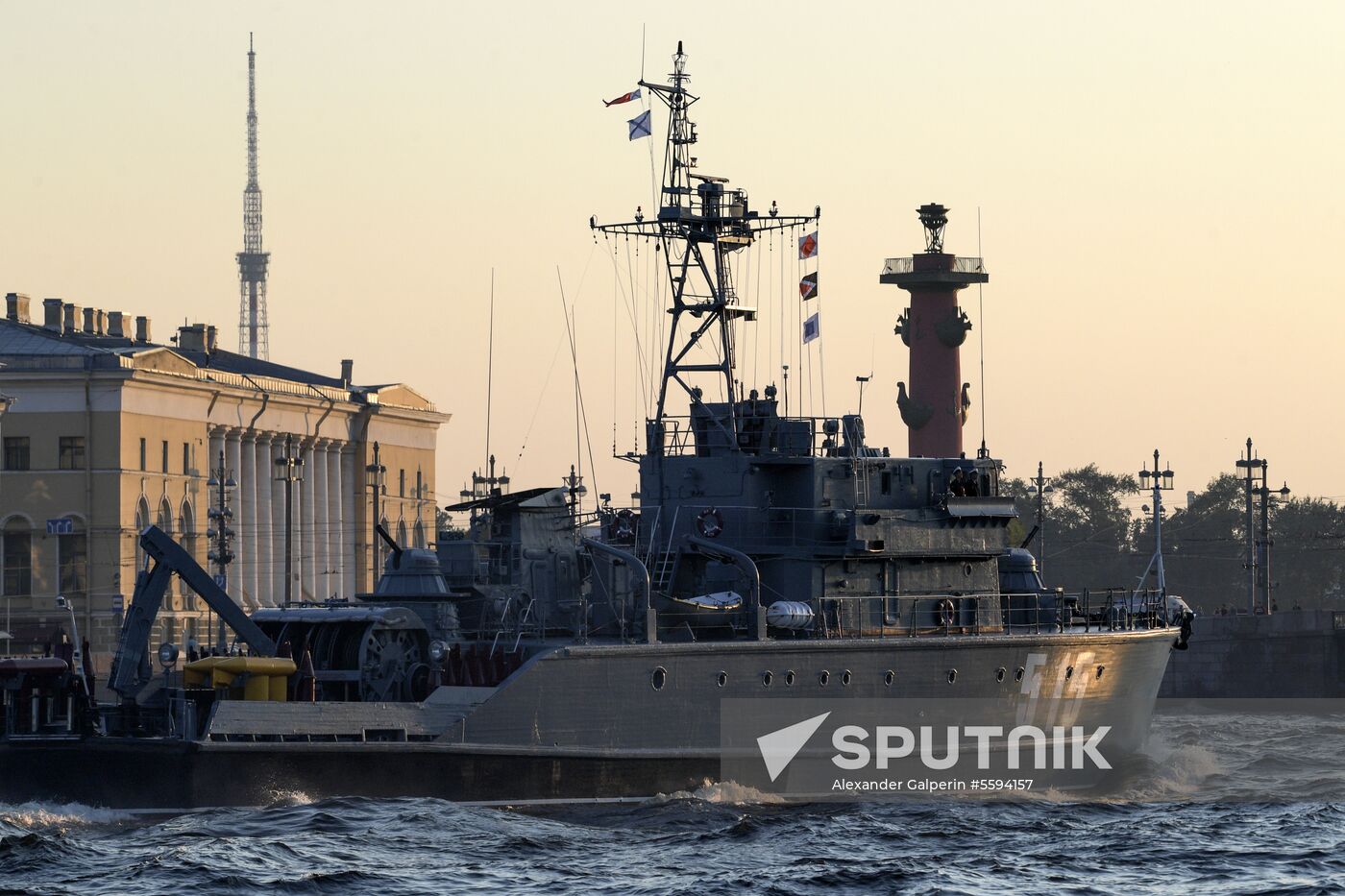 Navy Day parade rehearsal