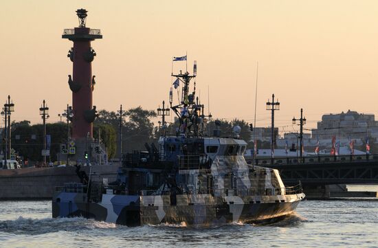 Navy Day parade rehearsal