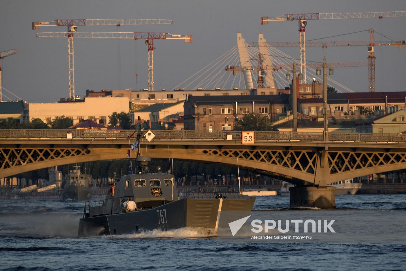 Navy Day parade rehearsal