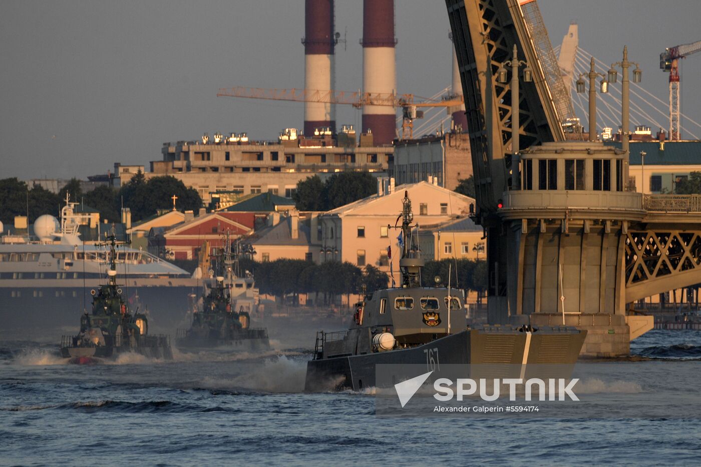 Navy Day parade rehearsal