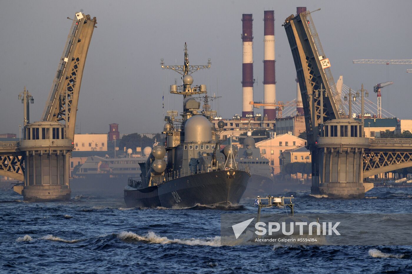 Navy Day parade rehearsal