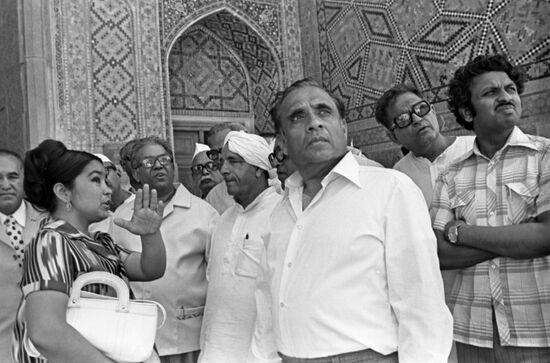 Visit by an Indian parliamentarian delegation to the USSR