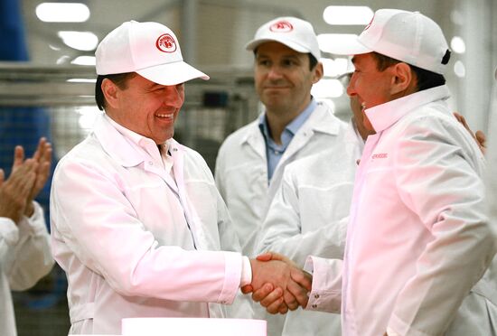 Opening of Cherkizovo Kashira dry sausage production plant