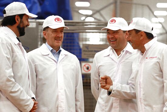 Opening of Cherkizovo Kashira dry sausage production plant