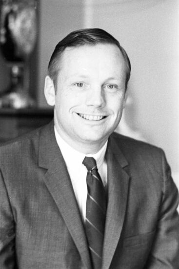American astronaut Neil Armstrong visits USSR
