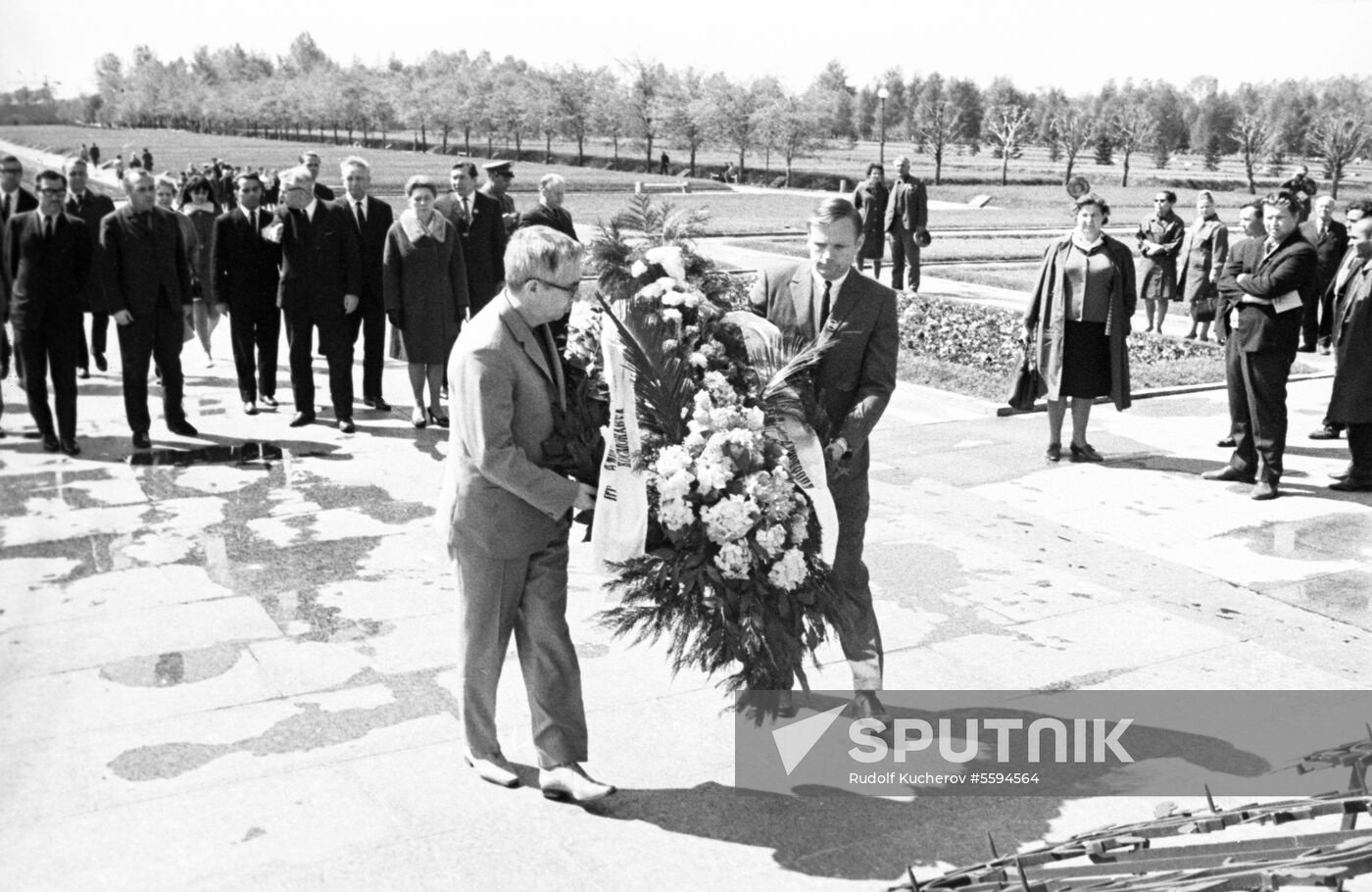 American astronaut Neil Armstrong visits USSR