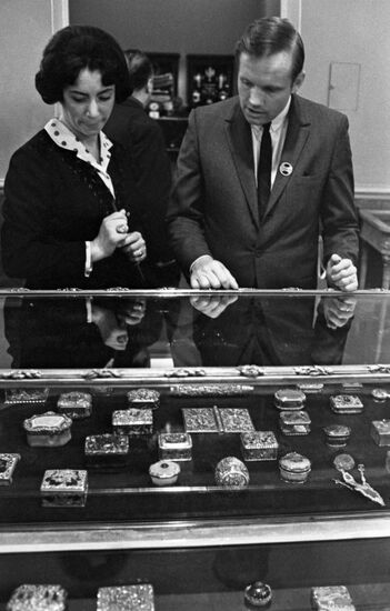 American astronaut Neil Armstrong visits USSR