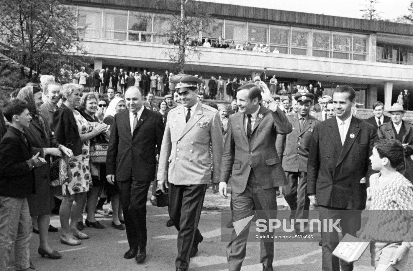 American astronaut Neil Armstrong visits USSR
