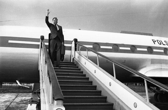 American astronaut Neil Armstrong visits USSR