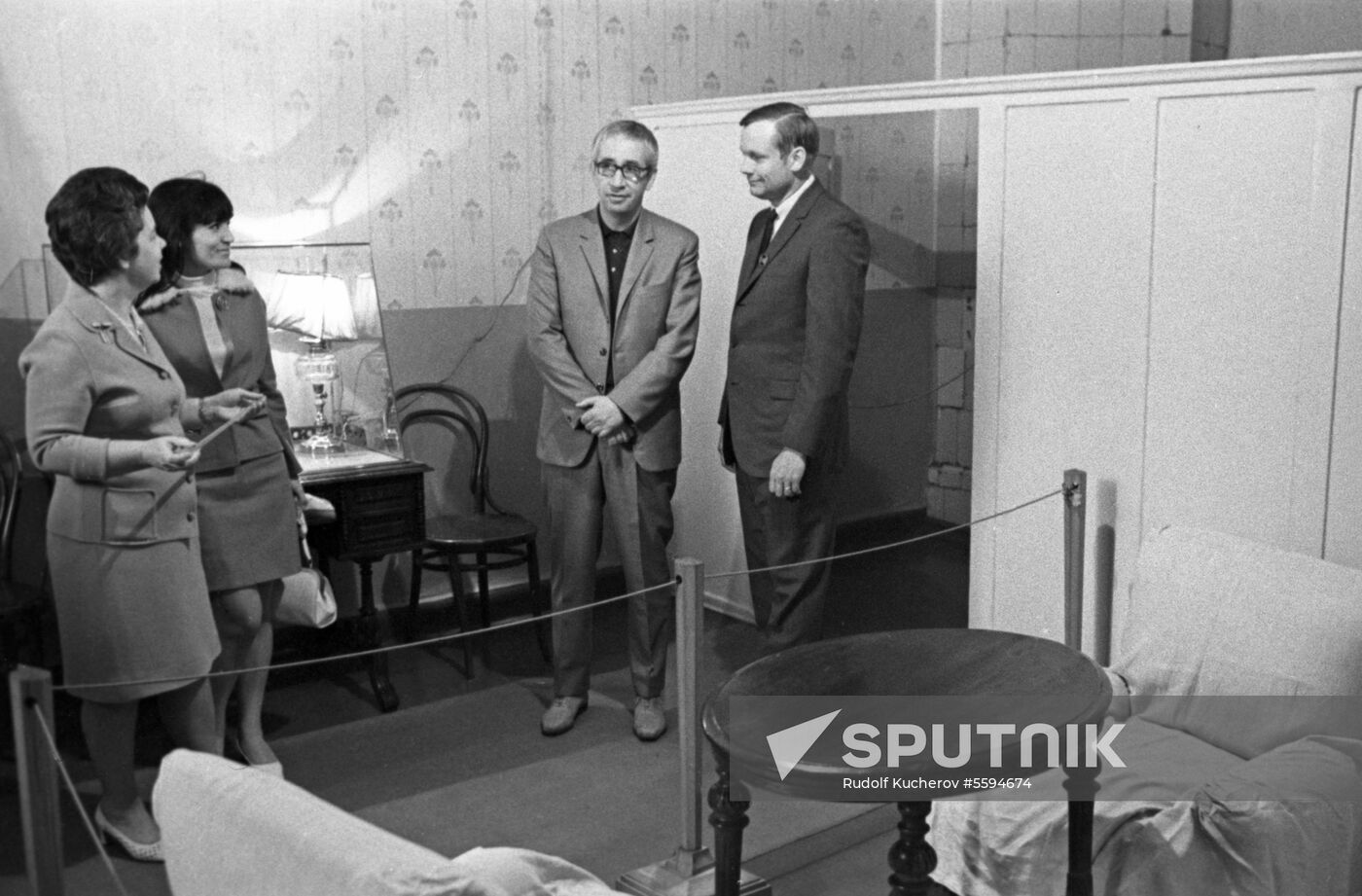 American astronaut Neil Armstrong visits USSR