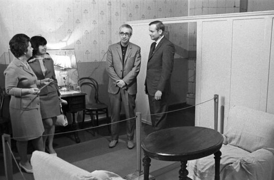 American astronaut Neil Armstrong visits USSR