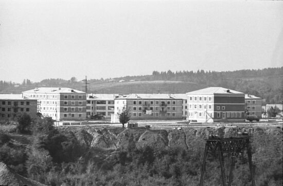 Enguri Dam conctruction camp
