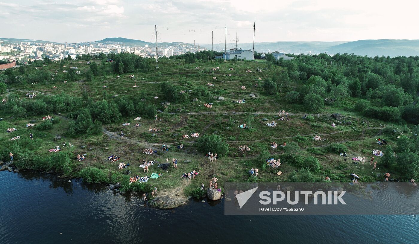 Temperature record in Murmansk