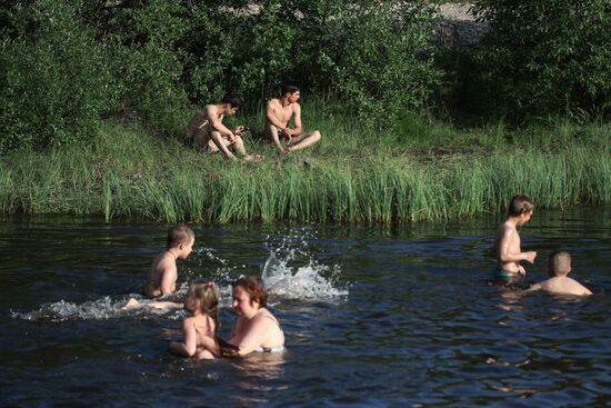Temperature record in Murmansk