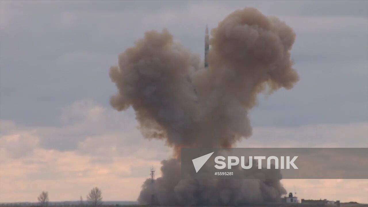 Launch of Avangard hypersonic glide vehicle