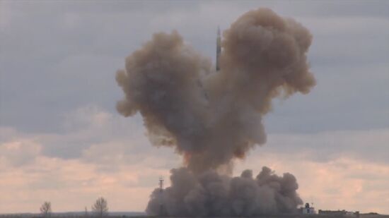 Launch of Avangard hypersonic glide vehicle