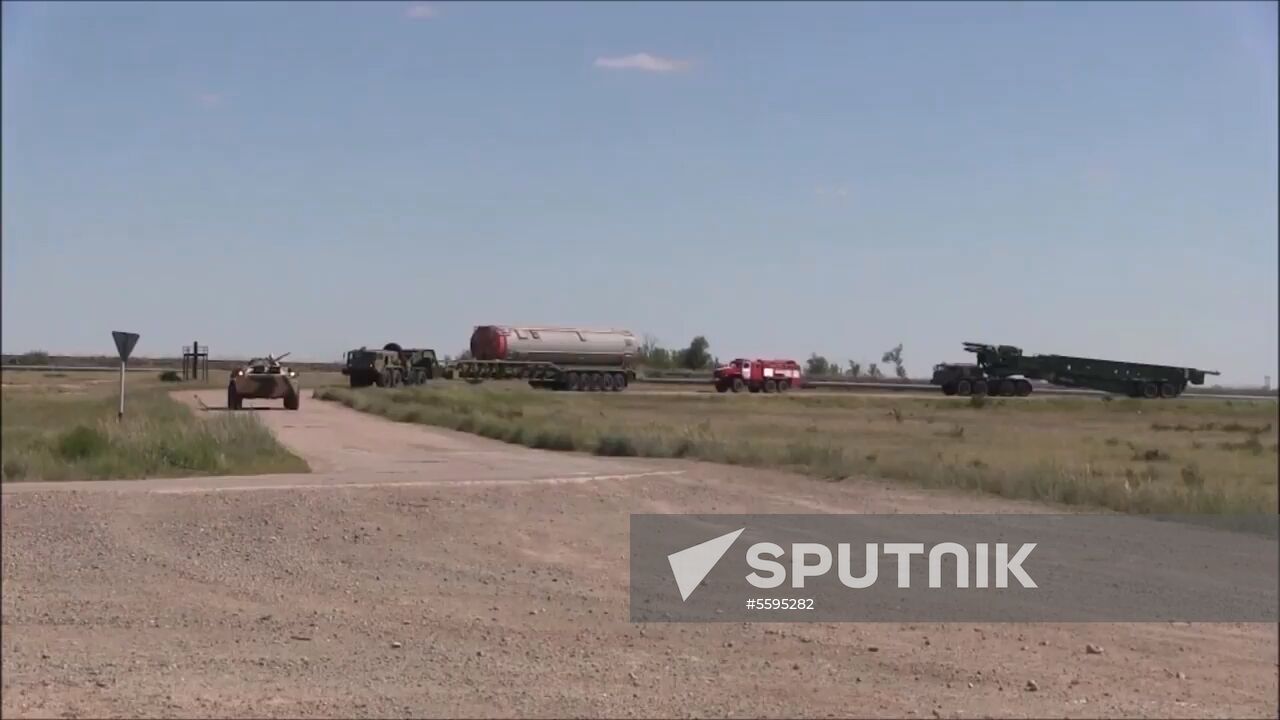 Launch of Avangard hypersonic glide vehicle