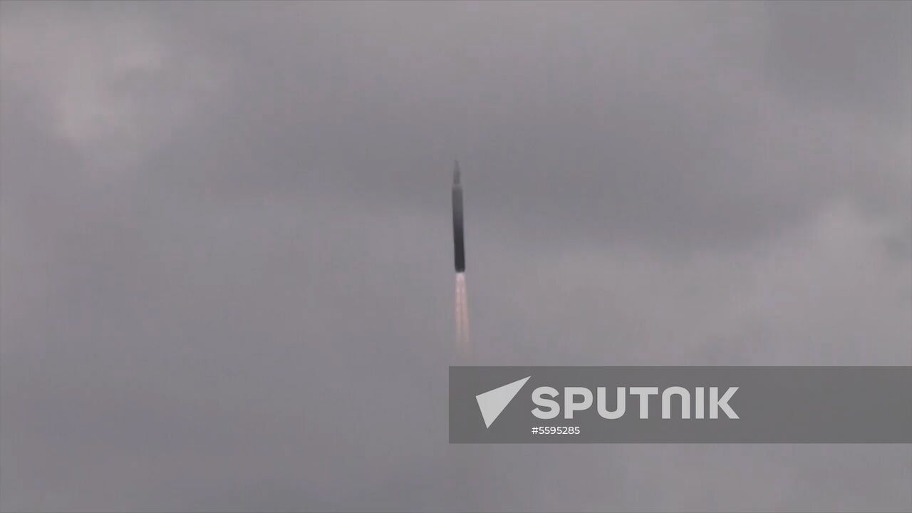 Launch of Avangard hypersonic glide vehicle