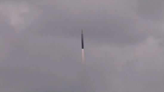 Launch of Avangard hypersonic glide vehicle