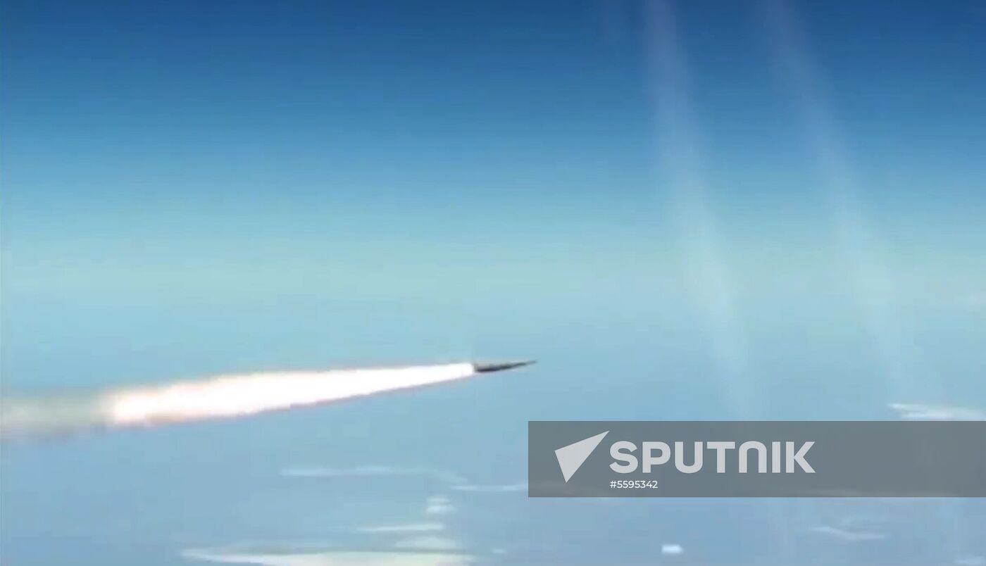 Launch of Kinzhal air-launched ballistic missiles