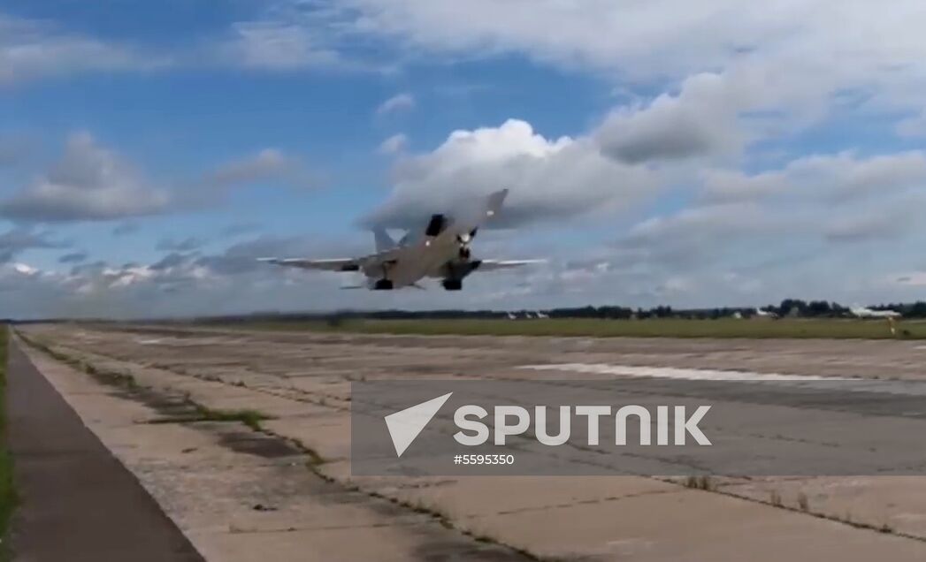 Launch of Kinzhal air-launched ballistic missiles