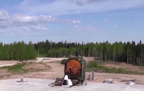 Testing new Sarmat ballistic missile